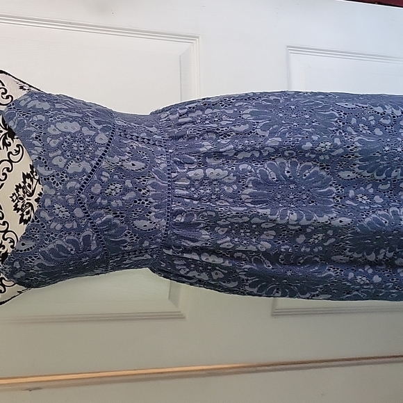 Ann Taylor Lace Overlay Sleeveless Dress - Picture 5 of 11